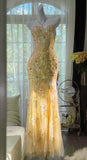 Mermaid Coral Formal Dresses Tulle Sequin Sweetheart Neck Long Prom Dresses Coral Evening Dresses HZ0311