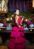Cute Ball Gown Strapless Hot Pink Satin Long Quinceanera Dress Birthday Luxury Sweet 15 16 Birthday Outfits HZ0311
