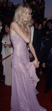 Sparkly Mermaid V Neck Sequin Lilac Long Prom Dresses Senior Graduation Dance Evening Outfits HZ0311