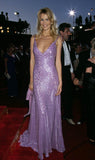 Sparkly Mermaid V Neck Sequin Lilac Long Prom Dresses Senior Graduation Dance Evening Outfits HZ0311