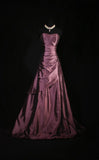 Sweetheart Satin A Line Prom Dresses Beaded Formal Evening Dress Formal Dress HZ0311