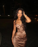 Elegant Sheath Strapless Satin Long Prom Dresses For Teens Evening Outfits Graduation Formal Dress HZ0311