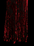 Vintage Fashion Night Aesthetic Mermaid Spaghetti Straps 80s 70s 90s Burgundy Velvet College Formal Outfit Long Prom Graduation Dresses HZ0311