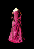 Vintage Mermaid One Shoulder 2000s Pink With Cape Senior Prom dresses High School Formal Dress HZ0311