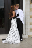 Charming Black Tops Polka Dots Mermaid Formal Prom Dresses With Lace 18th Birthday Outfits HZ0311