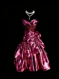 Retro Ball Gown Pink Sweetheart Hoco Gowns Short 18th Birthday Dress Homecoming Dresses HZ0311