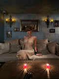 Sparkling Mermaid Spaghetti Strap Champagne Sequined Prom Dress Long Birthday Party Gown Evening Dresses HZ0311