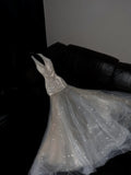 Princess Mermaid Halter Champagne Sequins Long Prom Dresses Evening Outfits Formal Dress HZ0311