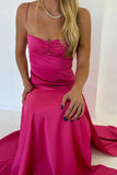 Long Prom Dresses With Split Mermaid Spaghetti Straps Maxi Long Party Prom Dresses Vestidos De Dia HZ0311