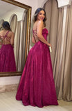 Elegant A line One Shoulder Fuchsia Sequin Senior Teens Prom Dresses With Open Backes Evening Party Formal Gown 18th Birthday Gowns HZ0311
