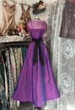 Charming A Line Spaghetti Strap Grape With Cape Long Prom Dresses Evening Outfits Formal Dress HZ0311