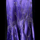 Elegant Mermaid Spaghetti Straps Grape Satin Long Prom Dresses Formal Party Gowns Vestidos De Dia HZ0311