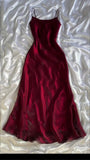 Sexy Mermaid Spaghetti Straps Wine Red Organza Evening For Women Party Dresses Long Formal Prom Dresses 21st Birthday Gowns HZ0311