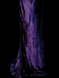 Vintage Mermaid V Neck Purple With Beads College Formal Outfit Long Prom Graduation Dresses For Teens HZ0311