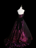 Charming Ball Gown Strapless Grape Sweet 16 Dresses Quinceanera Dress Prom Dress Long 15 Vestidos De Fiesta HZ0311