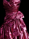 Retro Ball Gown Pink Sweetheart Hoco Gowns Short 18th Birthday Dress Homecoming Dresses HZ0311