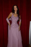 Modest Jewel Spaghetti Strap Sheath Prom Dress with Rhinestone Semi Formal Dress HZ0311