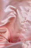 Modest Beaded Sleeveless A-Line Strapless Pink Long Prom Dress Formal Dresses HZ0311
