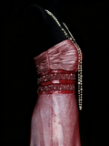 Classy Mermaid Sweetheart Pink Satin Long Senior Prom dresses High School Formal Dresses HZ0311