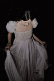 Charming Prom Dress Square Neck Pleated Imperial Dress Evening Dresses Formal Dress HZ0427