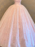 New 2026 Ball Gown Quinceanera Dresses Ruffles Pink Lace Party Cute Sweet 16 Birthday Outfits Dress HZ0311