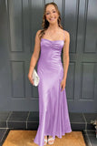 Long Prom Dresses With Split Mermaid Spaghetti Straps Maxi Long Party Prom Dresses Vestidos De Dia HZ0311