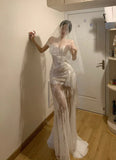 Elegant Prom Dress Sweetheart Pleated Wedding Dress Gala Gown Evening Dresses HZ0427