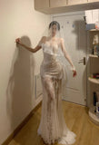 Elegant Prom Dress Sweetheart Pleated Wedding Dress Gala Gown Evening Dresses HZ0427
