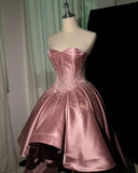 Beauty Prom Dress Sweetheart Beading Pleated Evening Dresses Birthday Party Outfits Gala Gown HZ0427