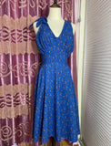 Fashion Prom Dress A Line V-neck Print Pleated Evening Dress Gala Gown Cocktail Outfits HZ0427