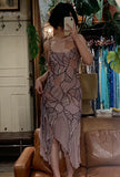 Sparking Prom Dress Spaghetti Straps Sequins Evening Dress Gala Gown Cocktail Outfits HZ0427