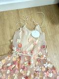 Sweet Homecoming Dress Spaghetti Straps Floral Short Prom Dress Cocktail Outfits Birthday Party Dress HZ0427