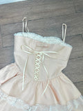 Beauty Homecoming Dress Spaghetti Straps Lace Short Prom Dress Back to School Outfits Birthday Party Dress HZ0427