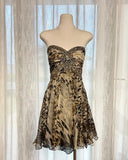 Stunning Prom Dress Sweetheart Print Cocktail Outfits Evening Dress Gala Gown HZ0427