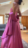 Strapless A Line Formal Dresses Long Evening Dress Woman Elegant Prom Dress HZ0311