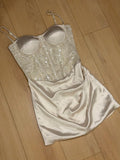 Sexy Homecoming Dress Strapless Pleated Beading Short Prom Dress Back to School Outfits Birthday Party Dress HZ0427