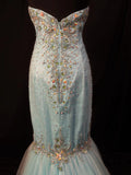 Sparkling Prom Dress Sweetheart Crystal Mermaid Formal Gown Evening Dress Gala Dress HZ0427