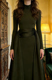 Elegant Prom Dress High Collar Gala Gown Formal Evening Dress Graduation Outfits HZ0427