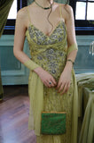 90s Retro Prom Dress Spaghetti Straps Beading Gala Gown Evening Dress Birthday Party Outfits HZ0427