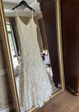 Vintage Prom Dress Spaghetti Straps Ruffle Formal Gala Gown Evening Dress Birthday Party Outfits HZ0427