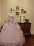 Beauty Ball Gown Sweetheart Evening Dress Quinceanera Dress 18th Birthday Prom Gown HZ0427