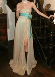 Stunning Prom Dress Champagne Gold Satin Sweetheart Gala Gown Evening Dress Graduation Dress HZ0427