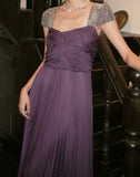 Gorgeous Prom Dress Square Neck Pleated Gala Gown Evening Dress Graduation Dress HZ0427