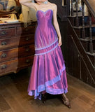 Charming Prom Dress Sweetheart Pleated Mermaid Gala Gown Fomal Evening Dress Graduation Dress HZ0427