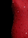 Modest Night Aesthetic Sheath Scoop Neck Red Sequins College Formal Outfit Long Prom Graduation Dresses For Teens HZ0311