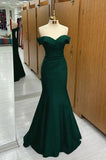 Elegant Mermaid Mother of the Bride/Groom Dress Green Simple Evening Formal Prom Dress HZ0311