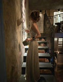 Sparkling Mermaid Spaghetti Strap Champagne Sequined Prom Dress Long Birthday Party Gown Formal Evening Dresses HZ0311