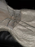 Princess Mermaid Halter Champagne Sequins Long Prom Dresses Evening Outfits Formal Dress HZ0311