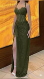 Sexy Mermaid Halter Burgundy Lace With Split Prom Dresses Long Evening Formal Gown With Pleated Party Gowns HZ0311