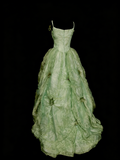 Modest Night Aesthetic Ball Gown Spaghetti Straps Mint Green College Formal Outfit Long Prom Graduation Dresses For Teens HZ0311